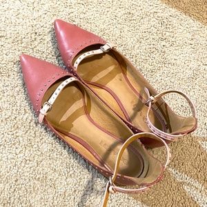 Coach Jody Leather Studded Flats Size 8